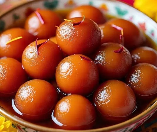 Hint Mutfağının Şerbetle Buluşan Tatlısı Gulab Jamun Dünya Lezzet Haritasında Yükselişte Hindistan’ın en sevilen tatlılarından biri olan Gulab Jamun, son yıllarda sadece Güney Asya’da değil dünya genelinde tatlı severlerin dikkatini çekmeye devam ediyor. Paylaşılan videolar, sokak lezzeti kültürü ve uluslararası restoran zincirlerinin menülerine eklemesi sayesinde gulab jamun, küresel gastronomide kendine daha fazla yer edinmeye başladı. Geleneksel hazırlama yöntemi, yoğun kıvamlı şerbeti ve kendine özgü baharat aromalarıyla öne çıkan tatlı, şimdilerde Batı ülkelerinde bile aranan tatlar arasına girdi. Konulu bir haber görseli.